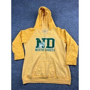 The Retro Brand North Dakota State University Hoodie Adult Large Yellow Bison